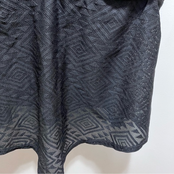 ADDITION Elle Cactus Black Tankini Top Size 2x - Picture 4 of 9